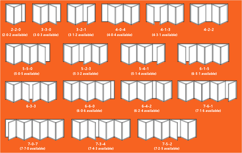 Bi Folding Door Schemes